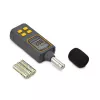 StarTech.com Sonómetro digital portátil con gran LCD, medidor de ruido/decibelios para sala de servidores/oficina, monitor de audio, rango 30-130 dBA, valores mín./máx. precisos