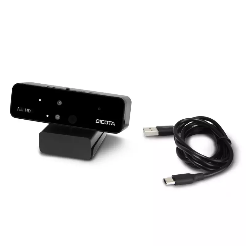 Webcam DICOTA D31892 1902 x 1080 píxeles USB negra