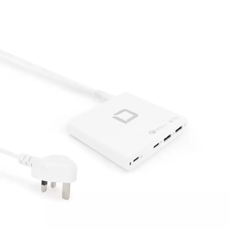 Cargador para dispositivos móviles DICOTA D31893 función de carga rápida interior blanco