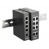 Switch industrial no gestionado D-Link de 8 puertos con 8 x 10/100 BaseT(X) puertos
