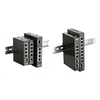 Switch industrial Gigabit D-Link de 8 puertos con 2 x 100/1000M SFP