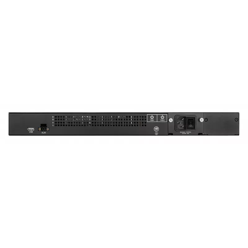 Switch gestionado industrial D-Link Layer 2+ Gigabit con 24 puertos SFP y 4 puertos 10G SFP+