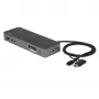 Estación de acoplamiento universal para portátil StarTech.com, dock híbrido USB-C y USB-A, dual 4K DP y HDMI, 60W PD, Mac / Windows / Chrome OS, hub 4x USB 5Gbps, GbE