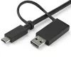 Estación de acoplamiento universal para portátil StarTech.com, dock híbrido USB-C y USB-A, dual 4K DP y HDMI, 60W PD, Mac / Windows / Chrome OS, hub 4x USB 5Gbps, GbE