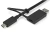 Estación de acoplamiento universal para portátil StarTech.com, dock híbrido USB-C y USB-A, dual 4K DP y HDMI, 60W PD, Mac / Windows / Chrome OS, hub 4x USB 5Gbps, GbE