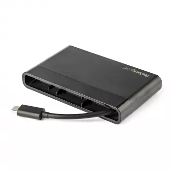 Adaptador multipuerto USB-C con HDMI, VGA, Gigabit Ethernet y USB 3.0 de StarTech.com – mini dock hub USB-C a pantalla 4K HDMI o 1080p VGA – estación de acoplamiento de viaje USB Type-C para portátiles USB-C