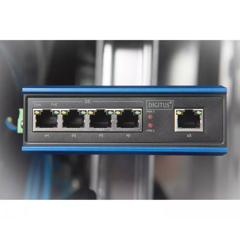 Switch no gestionado Digitus DN-651120 4 puertos Gigabit PoE