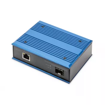 Convertidor de medios Digitus 10/100/1000Base-TX PoE a 1000Base-FX 1000 Mbit/s