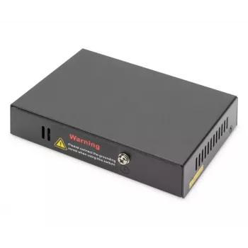Extensor 4PPoE Gigabit 4 puertos Digitus 802.3at 60W Negro