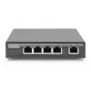 Extensor 4PPoE Gigabit 4 puertos Digitus 802.3at 60W Negro
