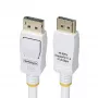 StarTech.com Cable DisplayPort 1.2 certificado por VESA de 10ft (3m) Blanco, 4K 60Hz, 21,6 Gbit/s, conectores DP con enclavamiento, cable DisplayPort DP 1.2, cable de monitor DP, M/M