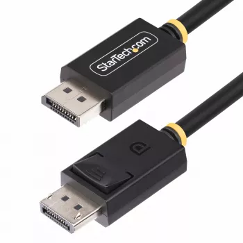 StarTech.com Cable DisplayPort 2.1 de 1m, cable DisplayPort DP80 certificado por VESA con UHBR20/HDR/DSC 1.2a/HDCP 2.2, 16K/8K 60Hz, 4K 240Hz, 80 Gbit/s, cable DP 2.1, cable de monitor UHD, M/M