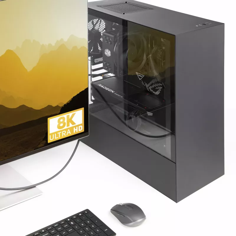 StarTech.com Cable DisplayPort 2.1 de 1m, cable DisplayPort DP80 certificado por VESA con UHBR20/HDR/DSC 1.2a/HDCP 2.2, 16K/8K 60Hz, 4K 240Hz, 80 Gbit/s, cable DP 2.1, cable de monitor UHD, M/M