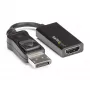 StarTech.com Adaptador DisplayPort a HDMI - Convertidor de vídeo activo DP 1.4 a HDMI 2.0 4K 60Hz - Adaptador de cable DP a monitor/TV/Display HDMI - Conector DP con enclavamiento