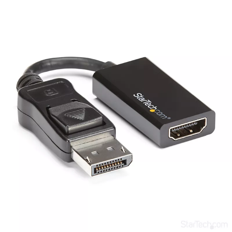 StarTech.com DP2HD4K60S adaptador de DisplayPort a HDMI, 4K 60Hz, 0,215 m, macho/hembra