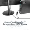 StarTech.com DP2HD4K60S adaptador de DisplayPort a HDMI, 4K 60Hz, 0,215 m, macho/hembra