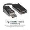 StarTech.com DP2HD4K60S adaptador de DisplayPort a HDMI, 4K 60Hz, 0,215 m, macho/hembra