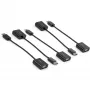 StarTech.com Pack de 5 adaptadores DisplayPort a VGA – Adaptador activo DisplayPort 1.2 a VGA – Dongle convertidor de vídeo digital DP a analógico VGA – Adaptador de monitor conector DisplayPort macho a VGA hembra