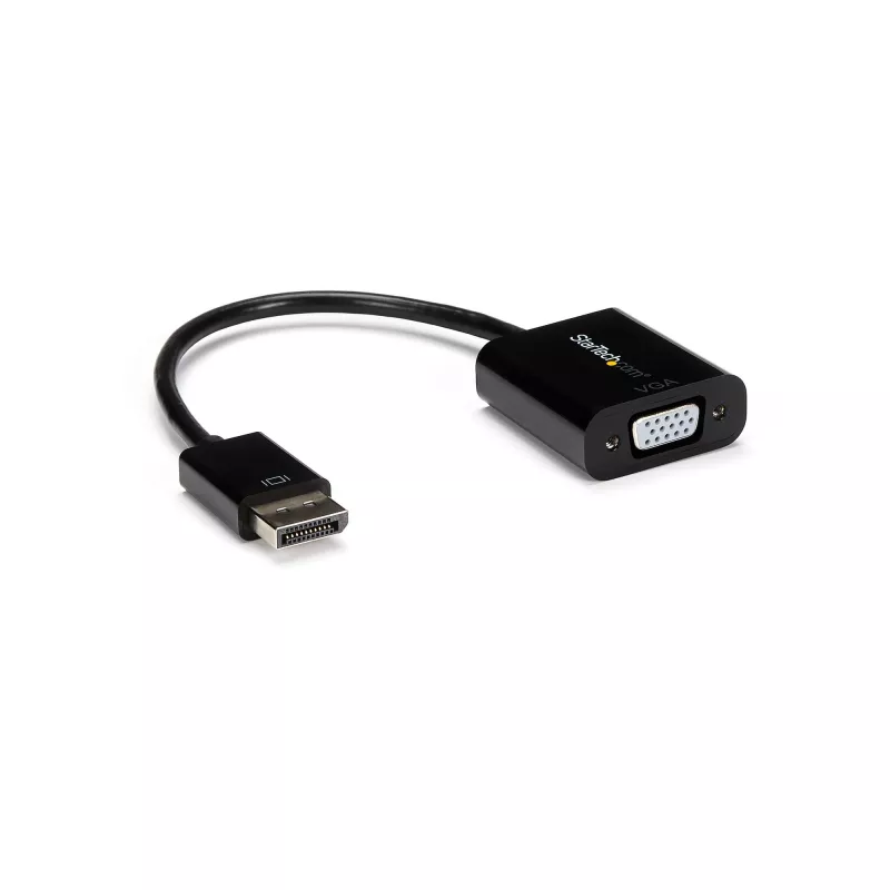 StarTech.com Pack de 5 adaptadores DisplayPort a VGA – Adaptador activo DisplayPort 1.2 a VGA – Dongle convertidor de vídeo digital DP a analógico VGA – Adaptador de monitor conector DisplayPort macho a VGA hembra