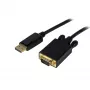 StarTech.com DP2VGAMM10B cable activo de DisplayPort a VGA, 3 m, macho/macho, 1920x1200, con bloqueo, negro