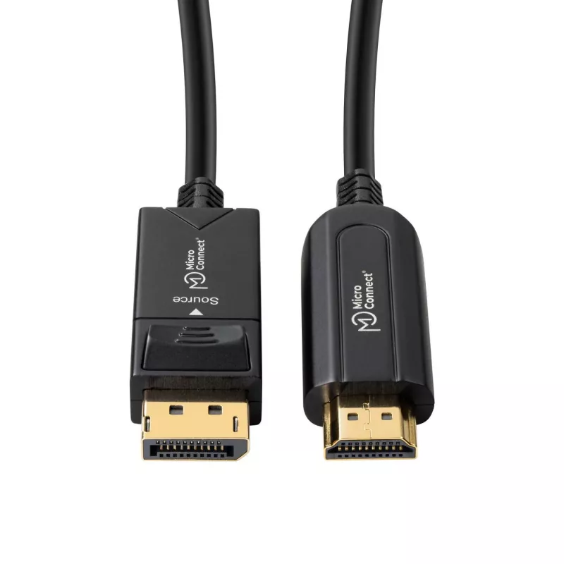 Microconnect DP-HDMI-1500V1.4OP Adaptador de cable de vídeo 15 m DisplayPort Negro