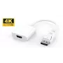 Microconnect DPHDMI3W Adaptador de cable de vídeo 0,15 m DisplayPort HDMI Blanco