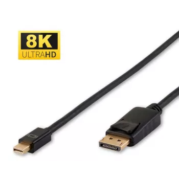 Microconnect DP-MMG-100MBV1.4 Cable DisplayPort 1 m Mini DisplayPort Negro