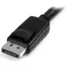StarTech.com Cable DisplayPort Panel Mount de 1 m – 4K x 2K – Cable prolongador DisplayPort 1.2 conector macho a conector hembra – Cable de vídeo DP con conector DP Panel Mount – Cable de monitor DP