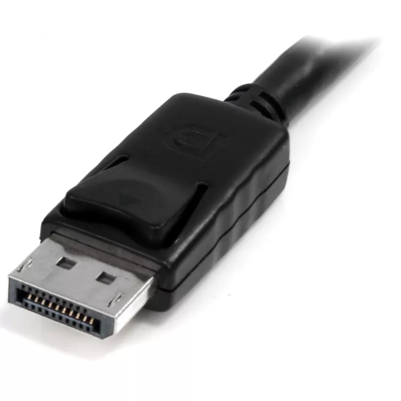 StarTech.com Cable DisplayPort Panel Mount de 1 m – 4K x 2K – Cable prolongador DisplayPort 1.2 conector macho a conector hembra – Cable de vídeo DP con conector DP Panel Mount – Cable de monitor DP