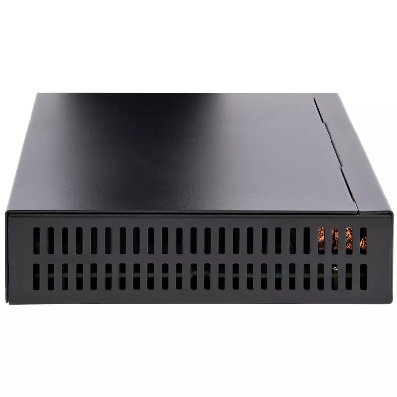 StarTech.com Switch 2.5G no gestionado – Switch Gigabit de 5 puertos – Switch Ethernet 2.5GBASE-T no gestionado – Splitter Ethernet – Montaje en carril DIN o pared – Multi-Gigabit – Auto-MDIX – 9K Jumbo