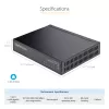 StarTech.com Switch 2.5G no gestionado – Switch Gigabit de 5 puertos – Switch Ethernet 2.5GBASE-T no gestionado – Splitter Ethernet – Montaje en carril DIN o pared – Multi-Gigabit – Auto-MDIX – 9K Jumbo