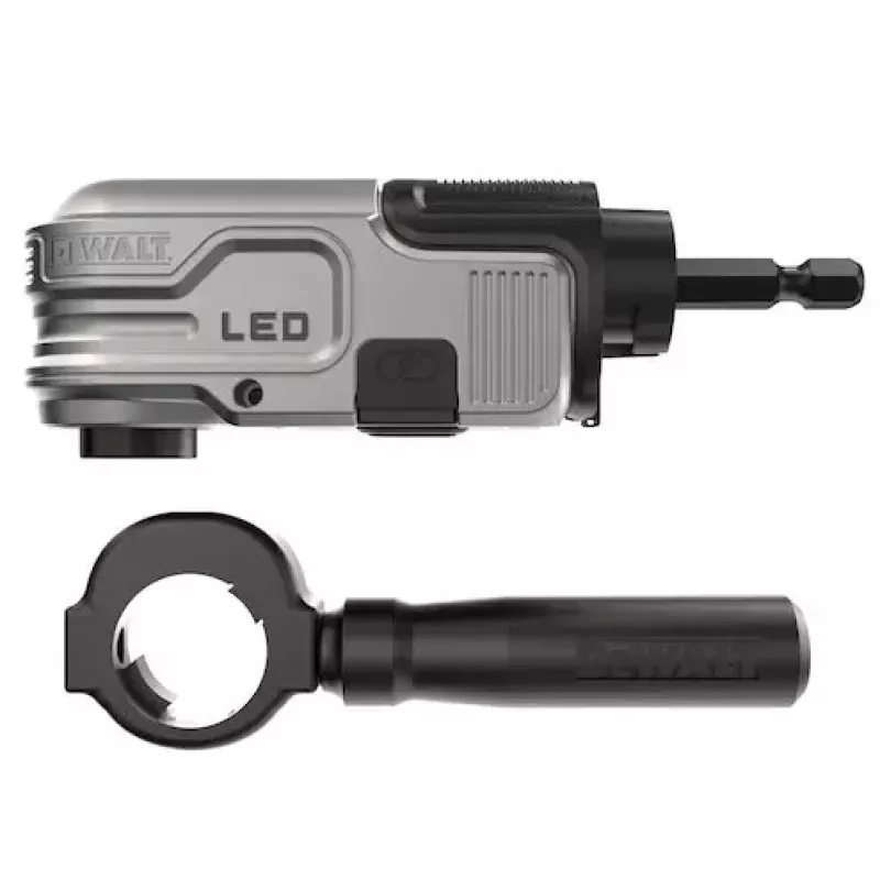 DeWalt DTLRA-QZ adaptador angular hexagonal de 1/4" con LED