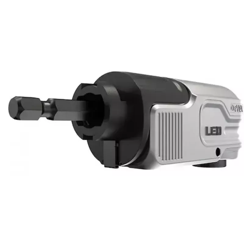 DeWalt DTLRA-QZ adaptador angular hexagonal de 1/4" con LED