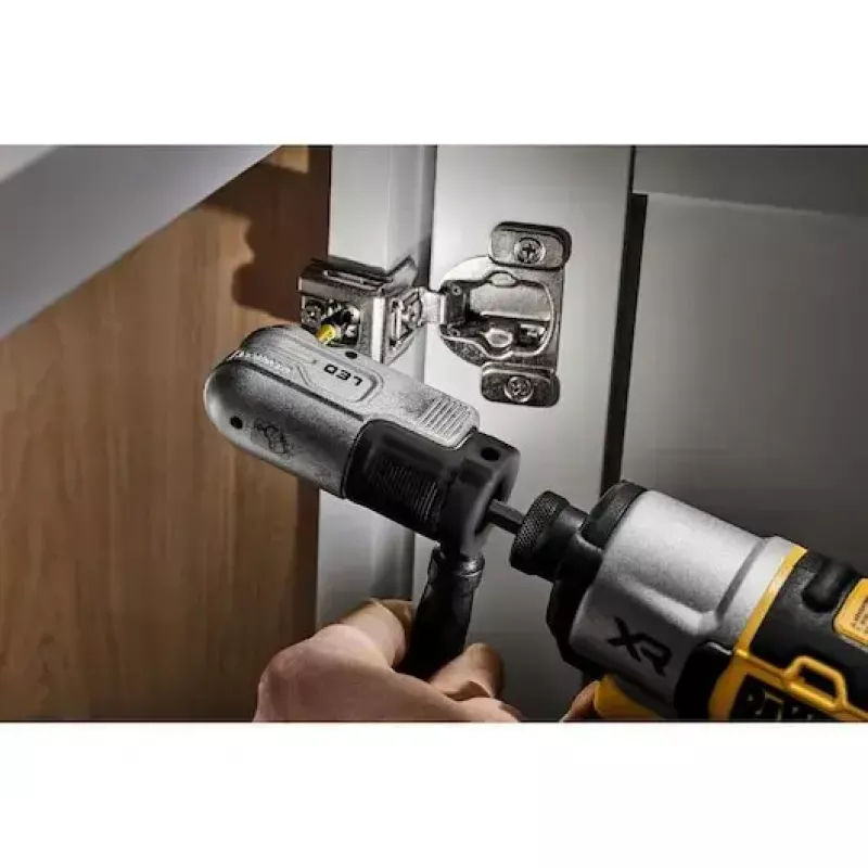 DeWalt DTLRA-QZ adaptador angular hexagonal de 1/4" con LED
