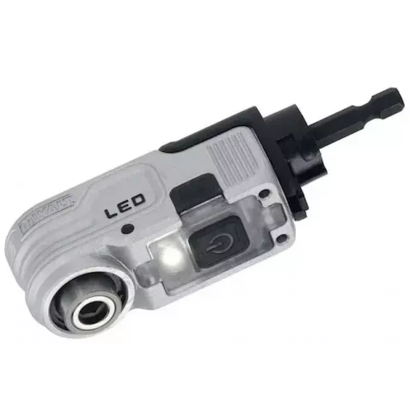 DeWalt DTLRA-QZ adaptador angular hexagonal de 1/4" con LED