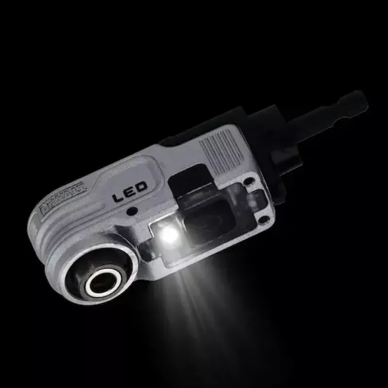 DeWalt DTLRA-QZ adaptador angular hexagonal de 1/4" con LED