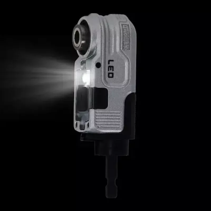 DeWalt DTLRA-QZ adaptador angular hexagonal de 1/4" con LED