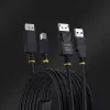 StarTech.com Cable KVM DisplayPort y USB 5 Gbit/s de 6ft (1,8 m), 4K 60 Hz, cable combinado DP 1.2/USB 3.0 universalmente compatible para switches KVM