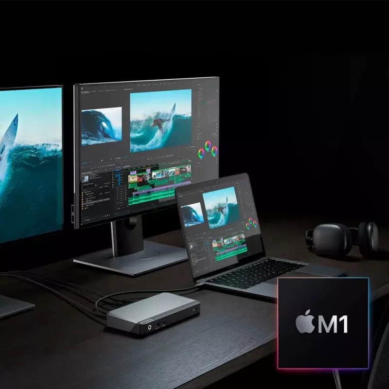 Estación de acoplamiento ALOGIC DX2 Dual 4K Display