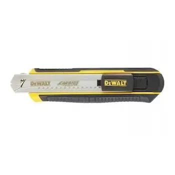 Cuchillo plegable DeWALT DWHT0-10249 — hoja de acero inoxidable 1,8 cm, negro/amarillo