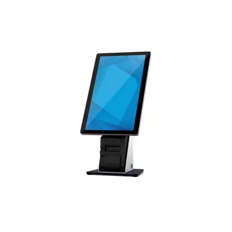 Elo Wallaby soporte de mostrador de autoservicio para I-Series 4.0 de 15,6/21,5 pulgadas, negro/plateado