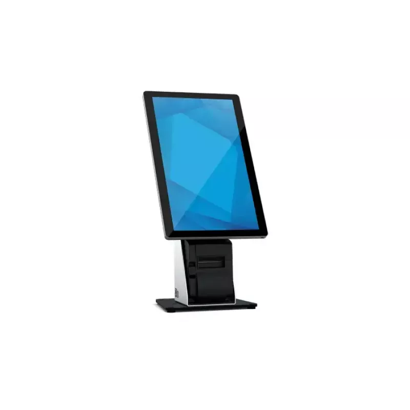 Elo Wallaby soporte de mostrador de autoservicio para I-Series 4.0 de 15,6/21,5 pulgadas, negro/plateado