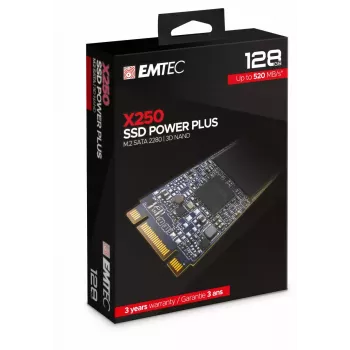 Unidad SSD Emtec 128 GB M.2 Serial ATA III X250