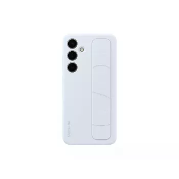 Funda Samsung Galaxy S24+ azul claro monocromática con soporte de mesa