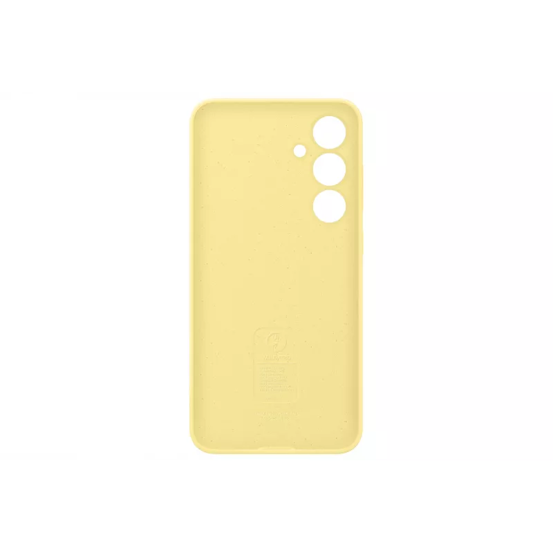 Funda Samsung Galaxy S24 FE Silicone Case amarilla monocromática