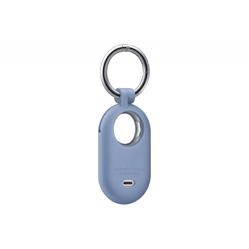 Samsung EF-PT560CLEGWW funda de silicona con anilla mosquetón para Galaxy SmartTag2, azul