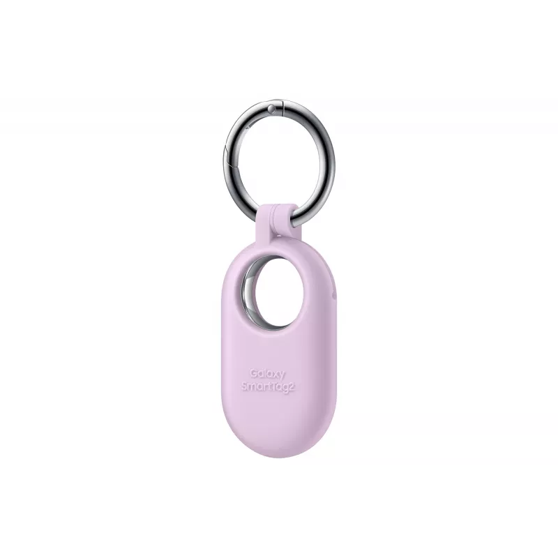 Samsung funda de silicona con anilla mosquetón para Galaxy SmartTag2, lavanda, EF-PT560CVEGWW