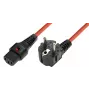 Cable de alimentación Microconnect EL248S naranja 3 m conector hembra C13