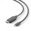 Cable USB-C a HDMI ALOGIC Elements Series 4K conector macho a conector macho 1 m