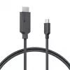 Cable USB-C a HDMI ALOGIC Elements Series 4K conector macho a conector macho 1 m